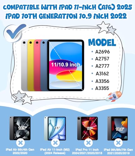 Coque iPad 10.9 antichoc évitez les écrans brisés par vos enfants