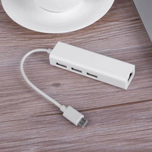Hub USB C con Red RJ45 Ethernet Transmisión Estable USB 3.1 Tipo C para PC 3