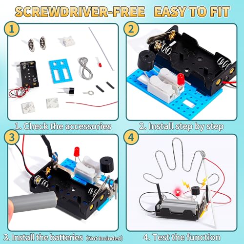 STEM Toy Science Kits, 8 Set Electric Circuit Boy Crafts for Kids Age 8-12 - Image 6