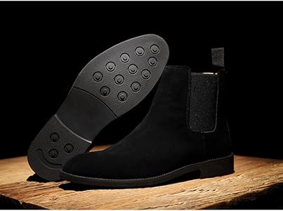 Amazon | [AORKU] サイドゴアブーツ スエード メンズ ブーツ