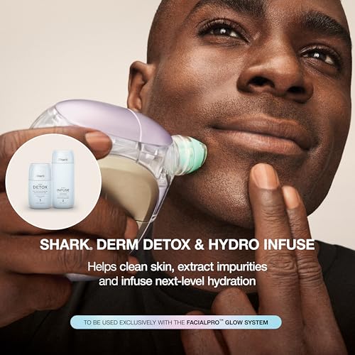 Image of Shark FacialPro Glow Replenishment Kit, XSKFH3 | AHA + BHA Exfoliation Gel & BHA Hydrator