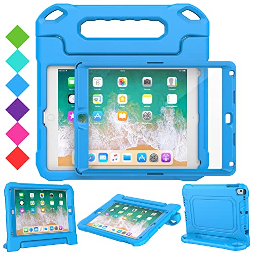 SUPLIK Kids Case for iPad 5th/6th Generation (9.7 inch, 2017/2018), iPad Air 1 & Air 2 & Pro 9.7 Case with Screen Protector, Durable Shockproof Kids C
