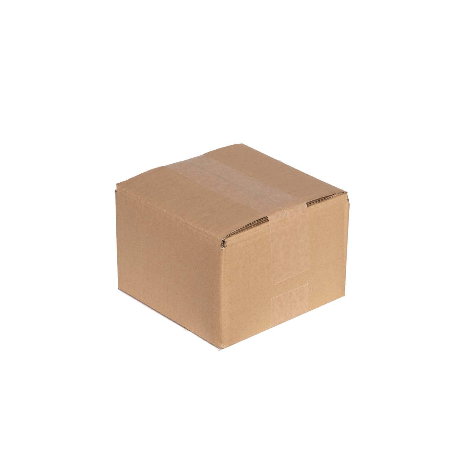 smiley pack 100x Versandkartons 160 x 160 x 100 mm BRAUN 2-wellig | Faltkartons für Versand als DHL Päckchen M, Hermes, DPD, GLS – Paketklasse XS