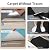 AKIVIDA Carpet Tiles Peel and Stick 39.3"x15.7" Non Slip Self Adhesive Carpet Pet Rugs Covers Mats Reusable Carpet Stair Treads Trimmable Couch Cat Scratch Protector