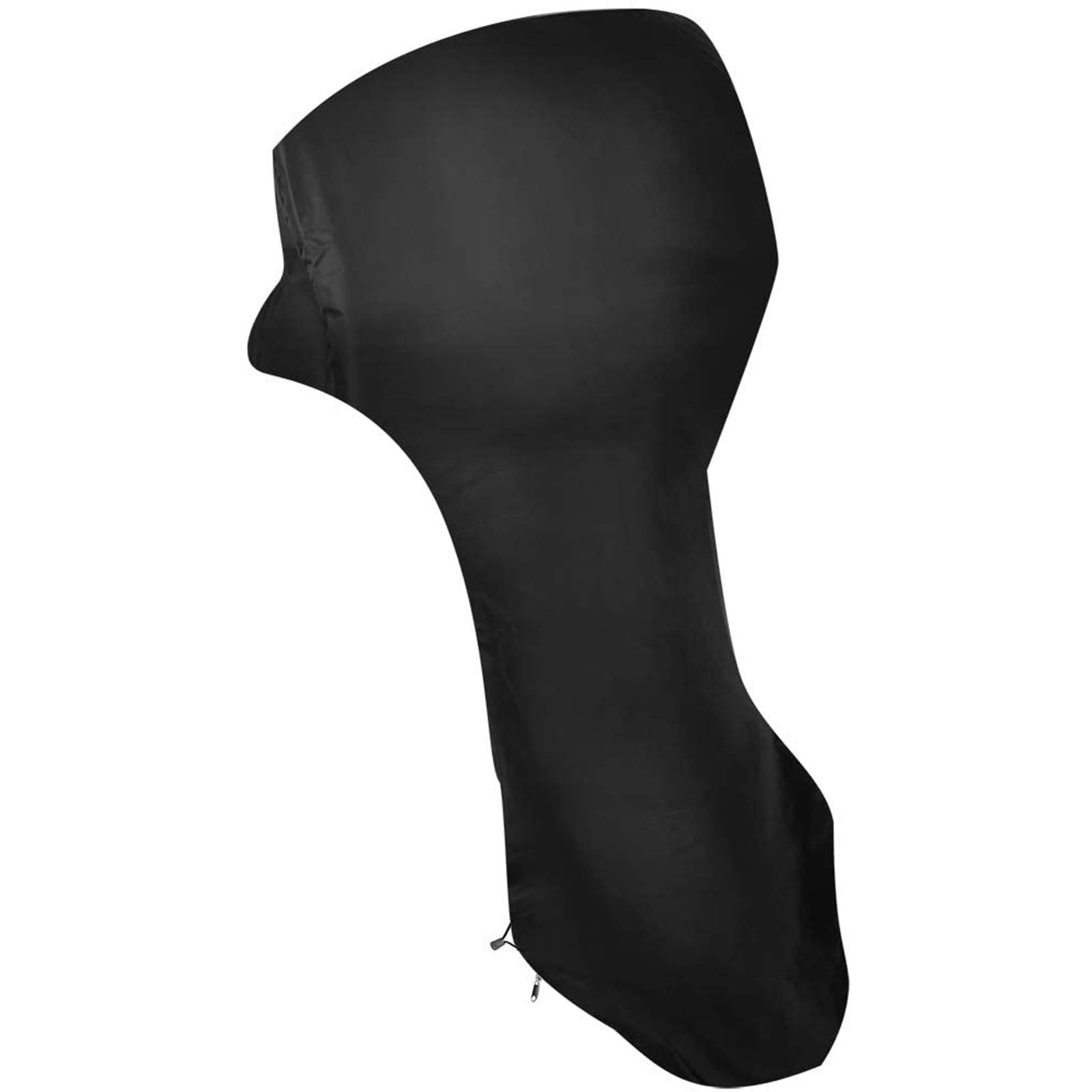Telo Copri Motore Barca 600D Oxford Tessuto Impermeabile Protezione UV Copertura Motore Fuoribordo Completo, Nero,15 to 20HP