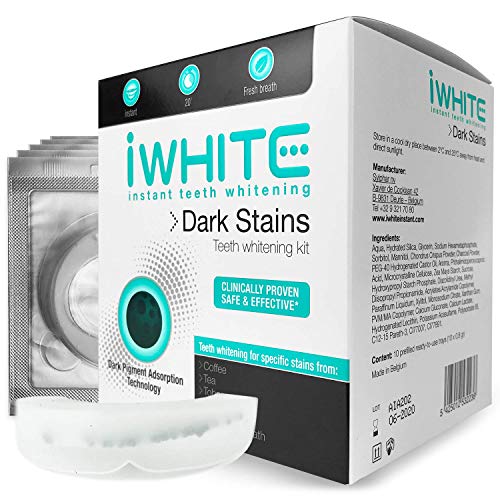 Kit de blanqueamiento dental iWhite instant manchas oscuras | Blanqueamiento dental con carbón activado