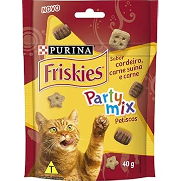 Pack Petisco FRISKIES Gatos Adultos Mix Carne, Cordeiro e Carne Suína 15 unidades
