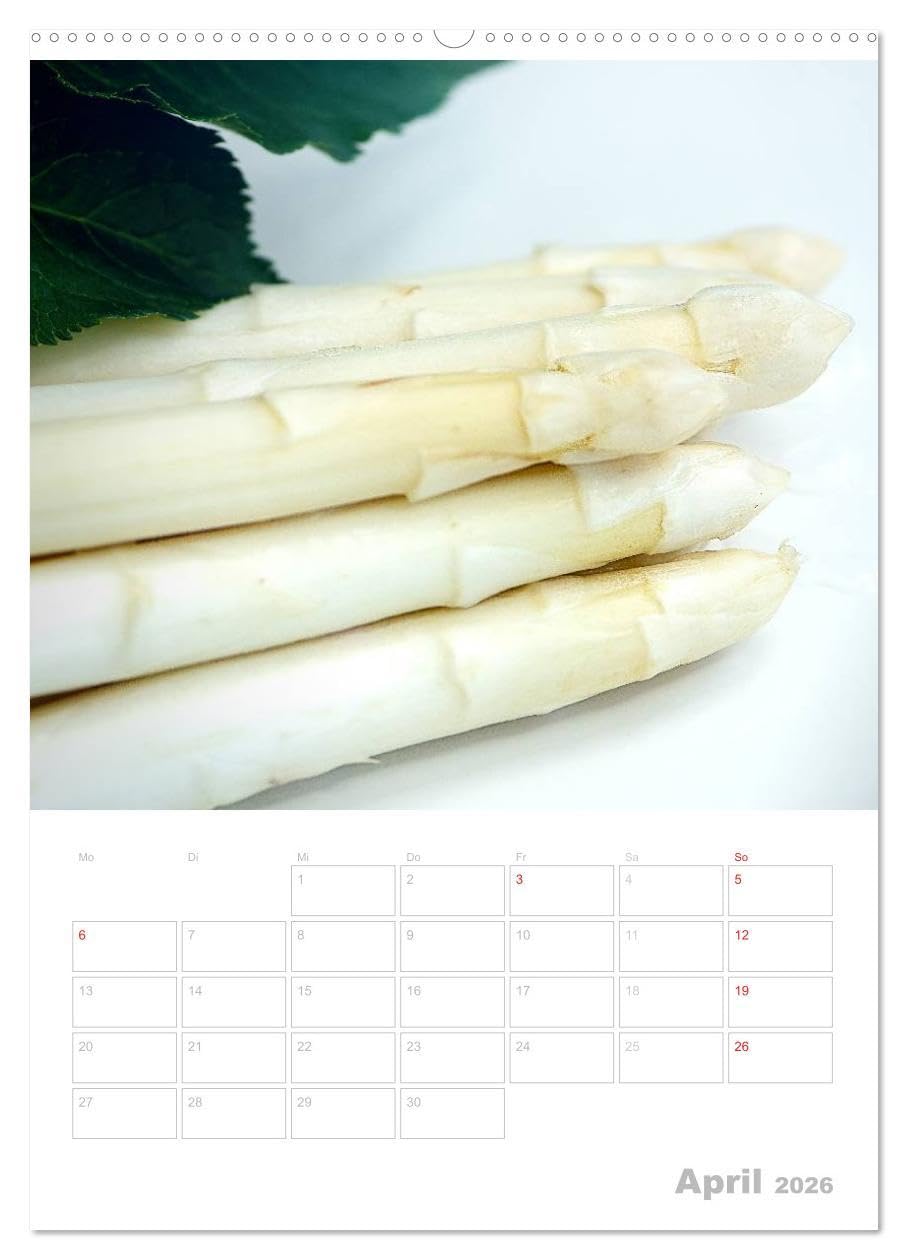 Guten Appetit/ein Küchen - Terminplaner (Wandkalender 2026 DIN A2 hoch), CALVENDO Monatskalender: Dreizehn sehr unterschiedliche Fotografien ... diesen Terminplaner. (CALVENDO Lifestyle)