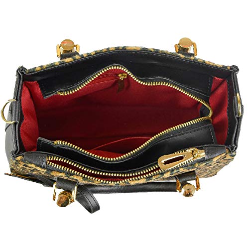 Kit Bolsa Baú Lateral com Carteira Onça Selten