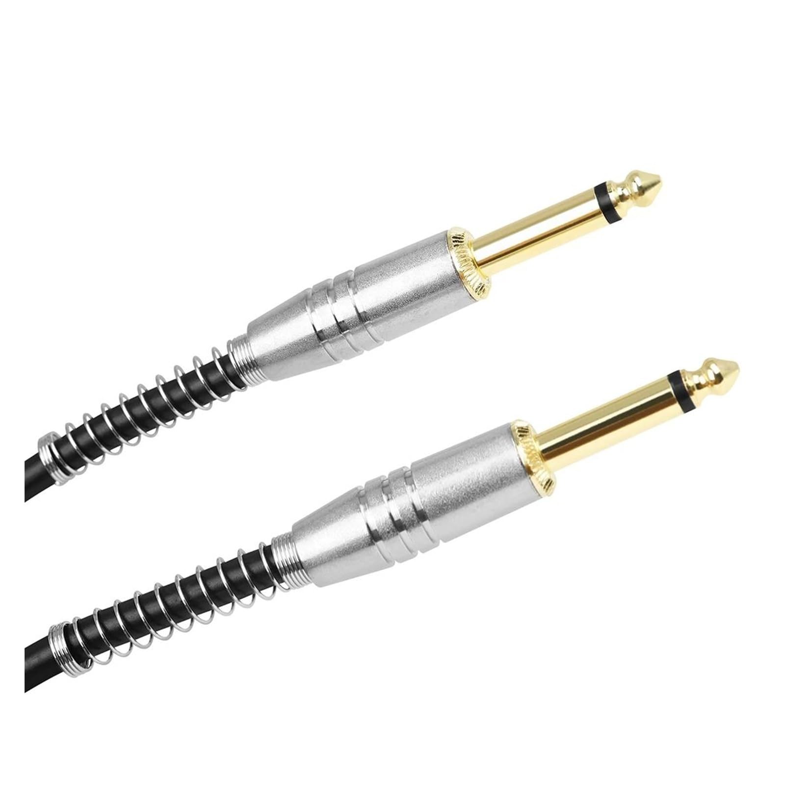 Kabel audio do gitary Kabel 5m 6,35 mm przewód połączeniowy do gitary basowej części ekranowane