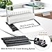 HOUYEE Manual Comb Binding Machine,19 Holes, 450 Sheets,Paper Punch Comb Binder Machine with 50 PCS 1/2