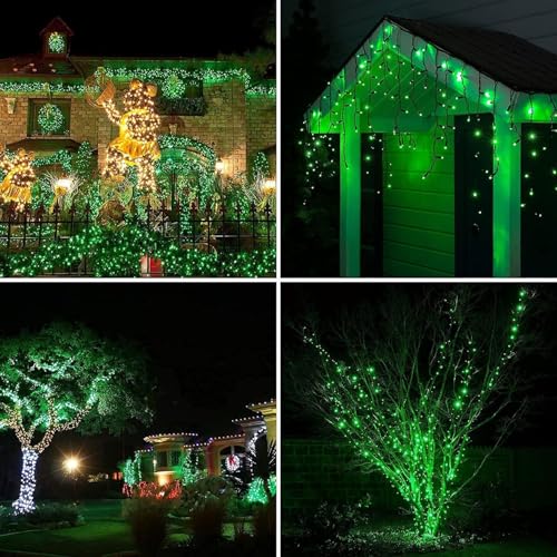 Image of Lexton 40 LED Power Pixel Serial String /Fairy Light | Plug Sourced | Suitable for Home & Outdoor Decoration, Diwali, Christmas, Ramadan, Wedding, Party, Festival (Pack of 20, Green)