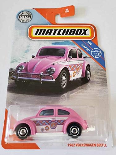 Matchbox 2020 MBX Coastal 1962 Volkswagen Beetle, Rosa 86/100