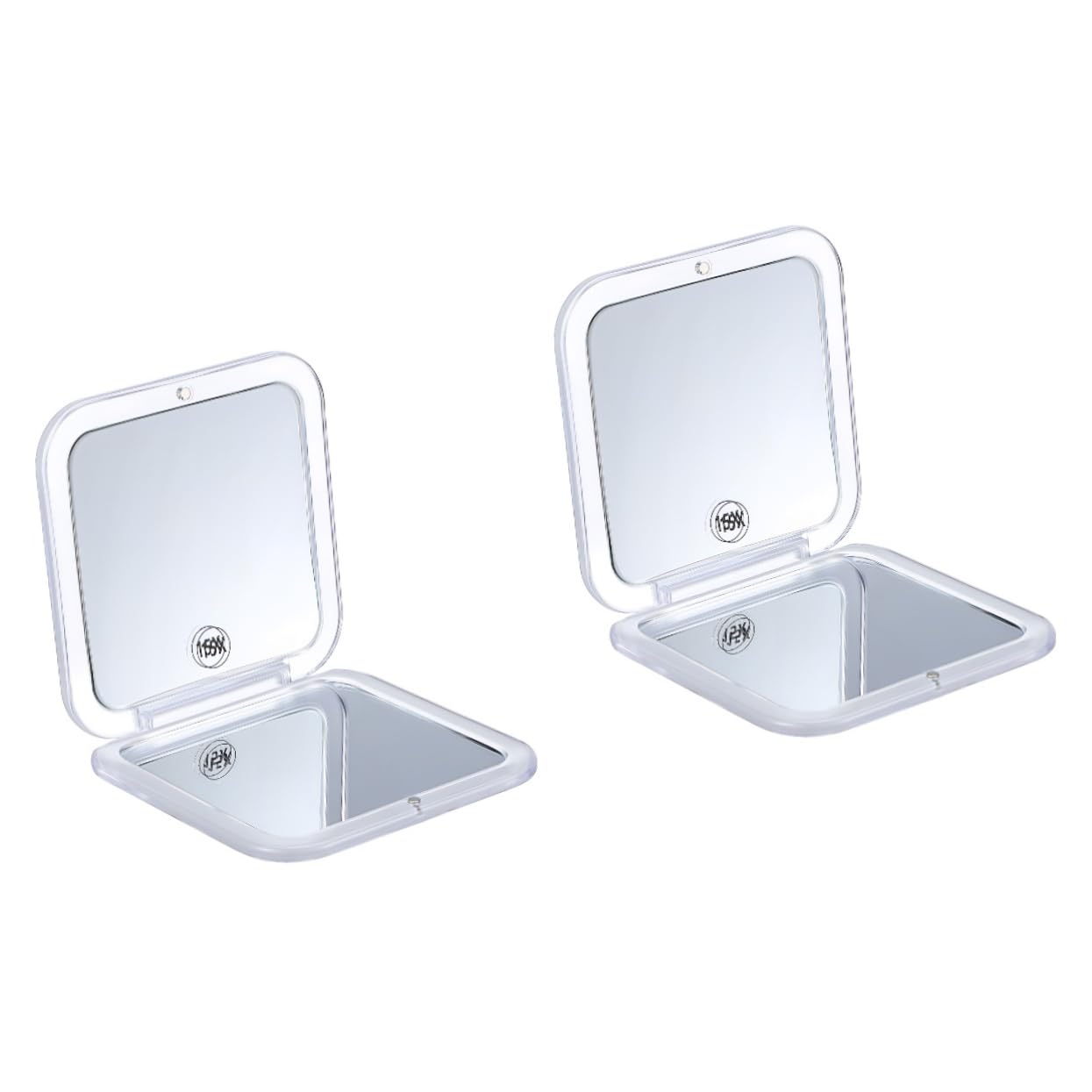 Miroir carré compact Healeved le mini miroir pliable de voyage pour vos retouches maquillage