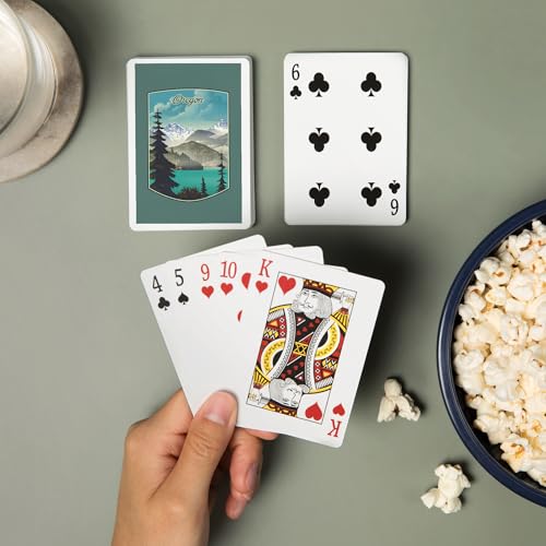 Baraja de cartas tamaño póker 52 unidades miniatura 2