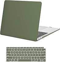 Vista 18 de MOSISO - Compatible con funda para MacBook Air de 13 pulgadas, versión 2022, 2021, 2020, 2019, 2018, A2337 M1 A2179 A1932, Touch ID, carcasa rígida