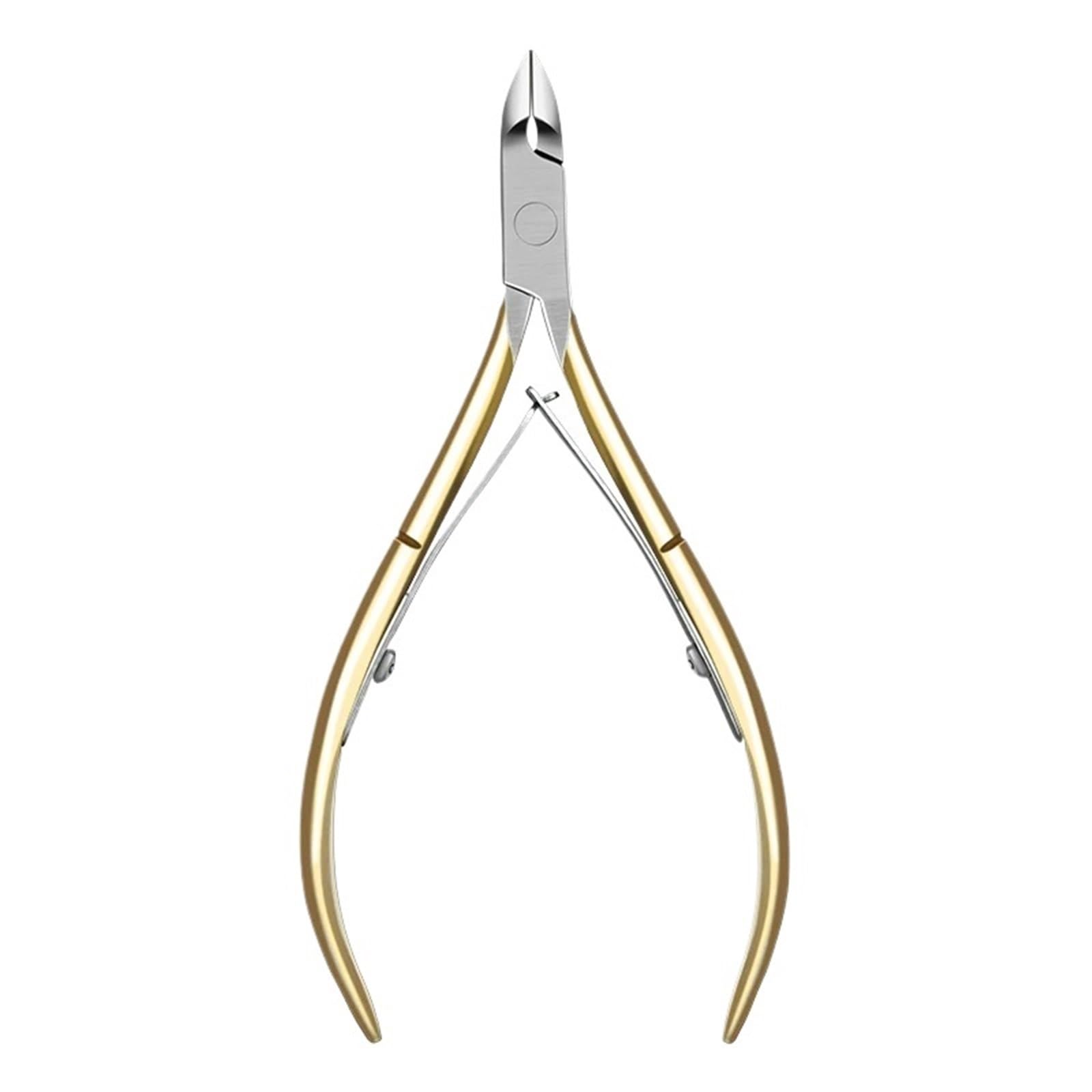 Nagelhautzange Unghia dell'unghia del piede Pinza for cuticole Rifinitura Tagliaunghie in acciaio inossidabile Forbici for pinze Strumenti for manicure | Gold-1pcs-1