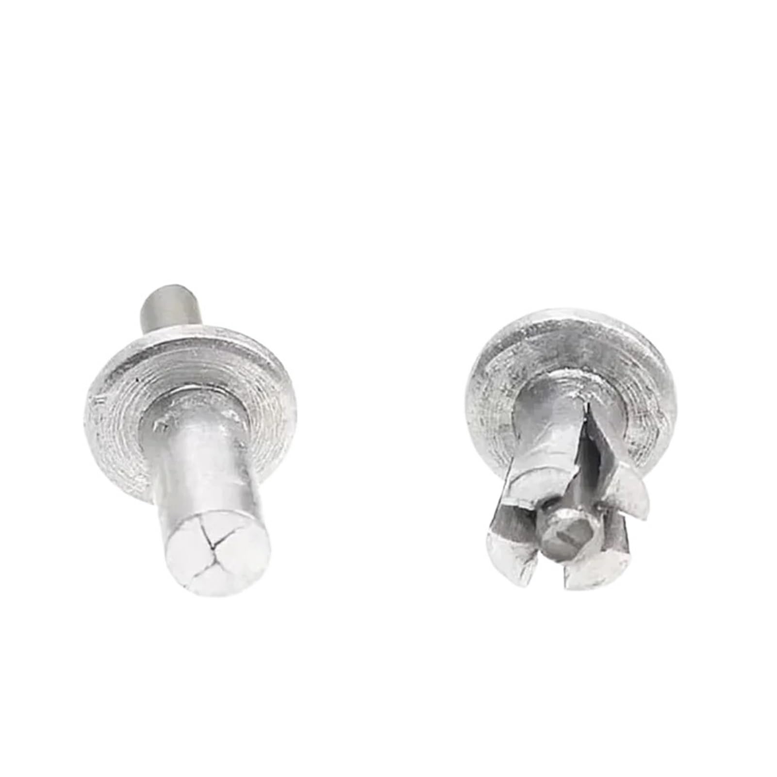 Rivetti ciechi, Rivetti a martello 300 pezzi Elementi di fissaggio ad espansione in lega alluminio Chiodi for for pannelli e pareti(7mm,30PCS)