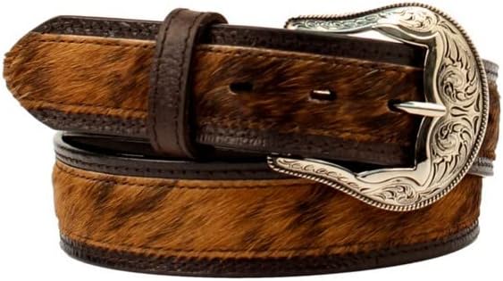 ARIAT Haircalf Belt w/Buckle Brown XL (42" Waist)