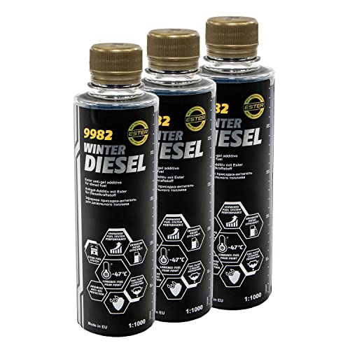Winter Diesel Kraftstoff Additiv Fließverbesserer Mannol 9983 3 X 250 ml