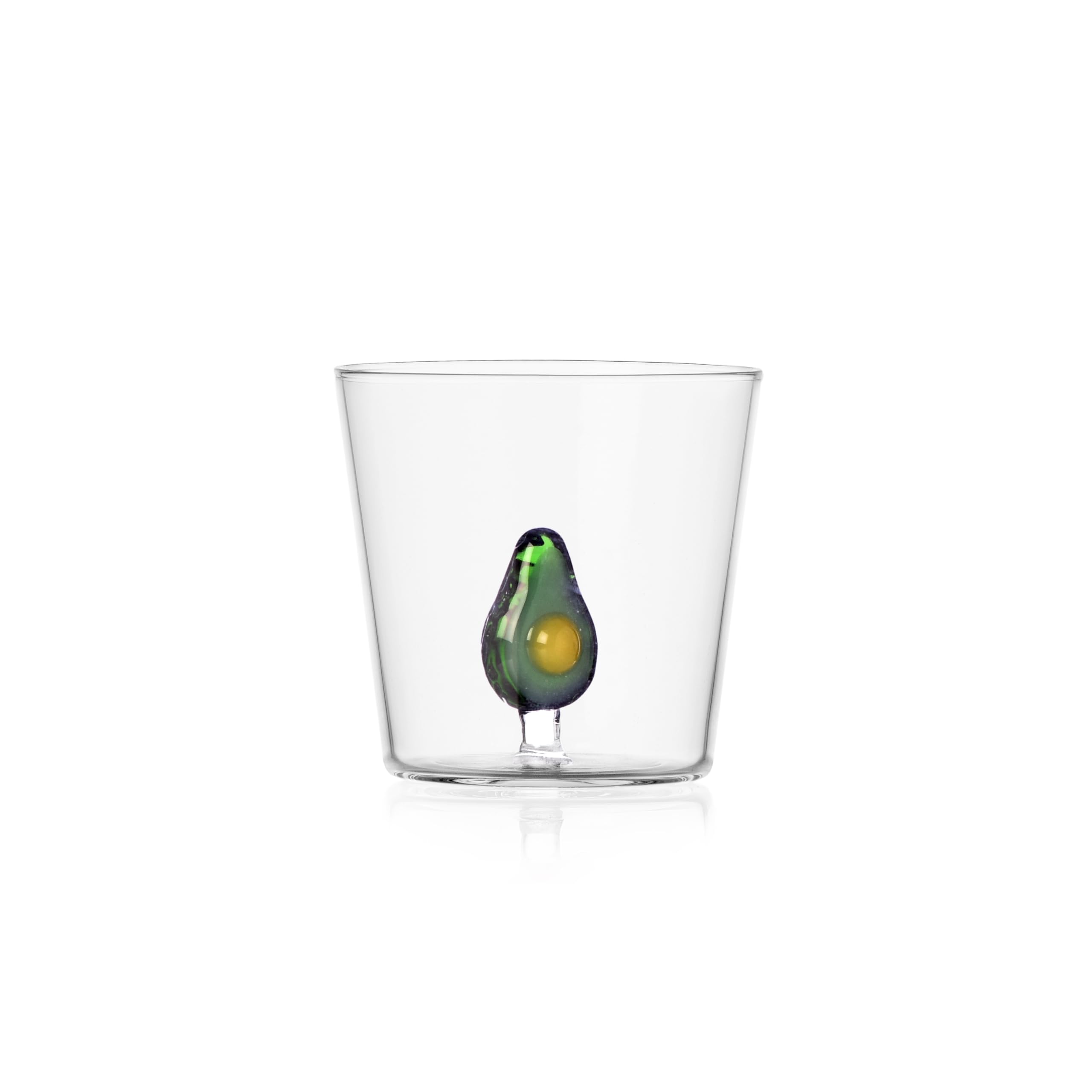 Ichendorf Milano Set mit 6 Wassergläsern aus der Kollektion Fruits & Flowers, Borosilikatglas, Tumbler, Trinkglas, Zuhause, 200 ml