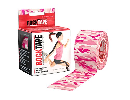 RockTape estándar Tape, 5 cm x 5 m, 1 Pieza, Camo Pink