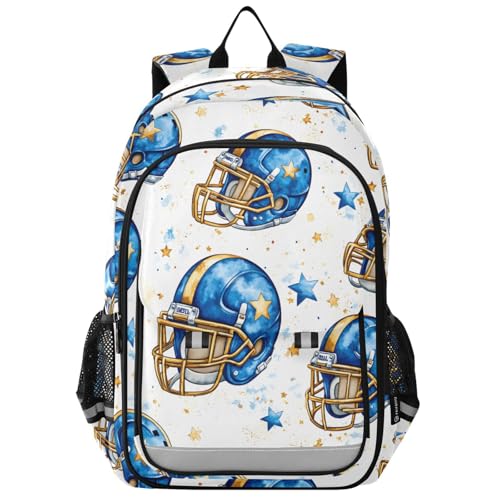 Sac à dos ordinateur portable enfants bleu avec grand compartiment