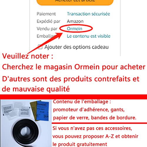 Banda adesiva flessibile per mobili a forma di U