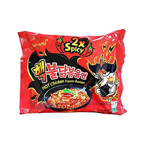Image of Samyang (5 Pack) 2x Spicy Hot Chicken Flavored Ramen