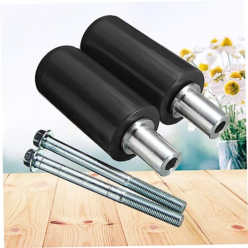 Totority 2pcs Motorcycle Falling Kit Crash Body Frame Sliders for Motorbike Black Sliders Easy Installation Screws Left and Right Sides