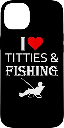 Miniatura 34 de iPhone 7 Plus/8 Plus I Love Titties and Fishing Funny Fisherman Estuche de regalo