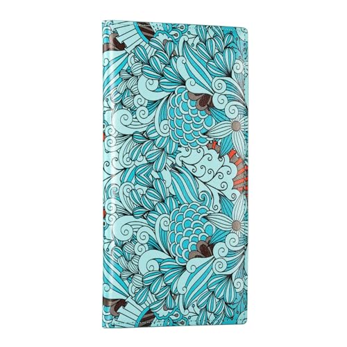 Image of CoBak Checkbook Cover for Women & Men - PU Leather Case with RFID Blocking | Classic Design Check Book Holder for Personal and Business