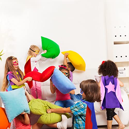 Irolewin Superhero Boys-Girls-Cape And Mask For Kids Super Hero Dress Up Costume Halloween Party Favors Double-Sided (Purple-Pink) #TOP3