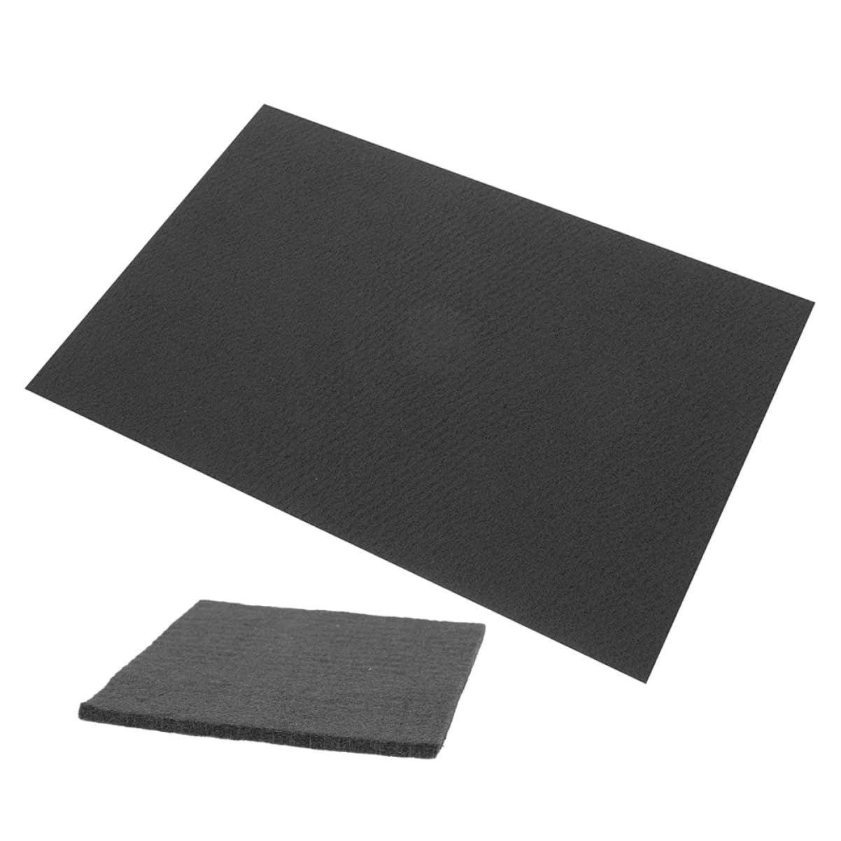 Luxshiny 2 Sheets High Temperature Protection Felt Fireproof Insulation Wrap for Welding Durable Carbon Fiber Blanket Excellent Thermal Management Vacuum Furnace Insulation