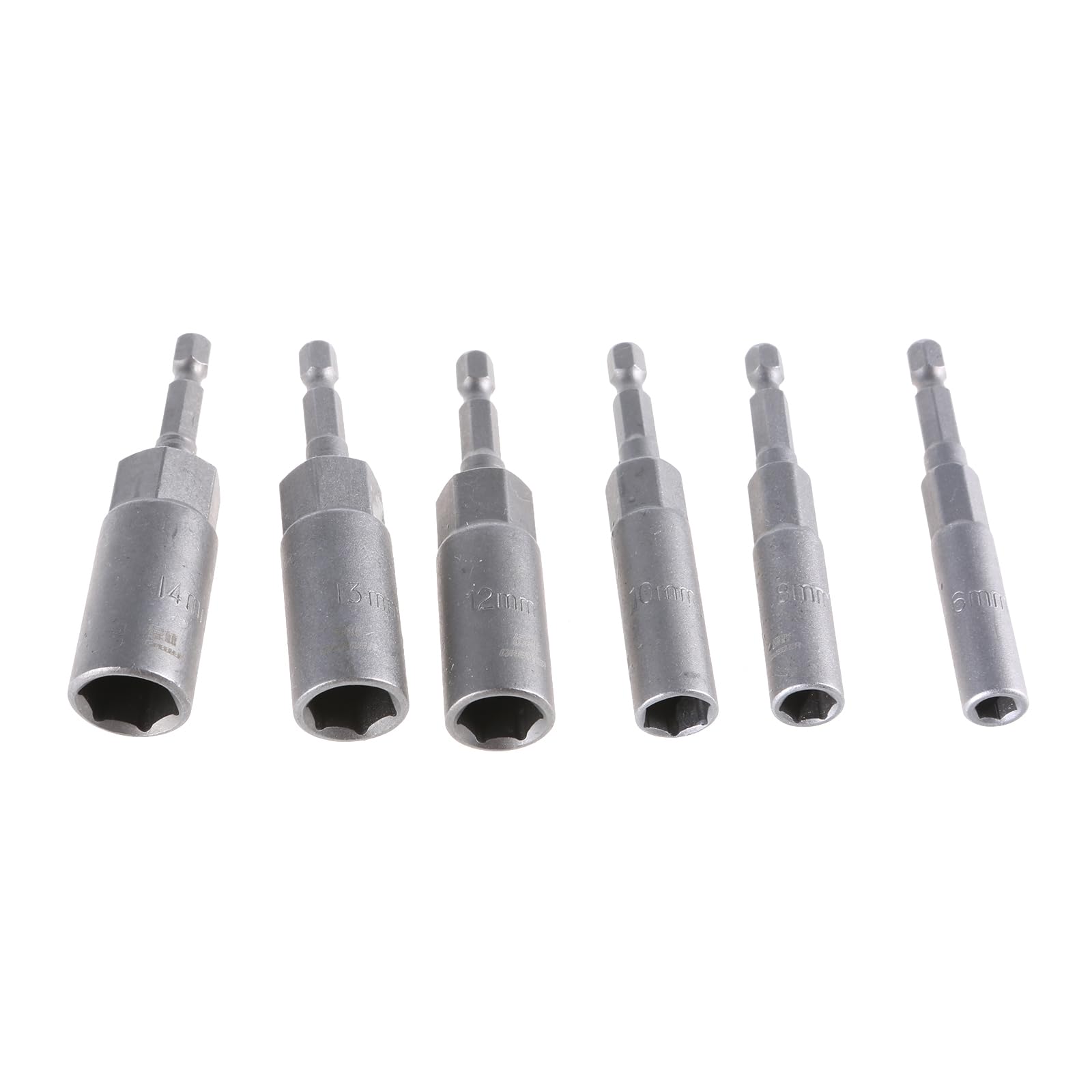 1 / 4inch Nut Driver Set Extension Sockets Drill Bits Holder Quick Changes Power Nut Driver Bits Set Hexagon Shank Drill Hexagon Shank Sockets