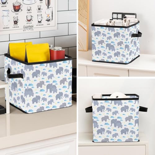 Bacs avec poignées pliables pour jouets et livres solution gain de place - 8
