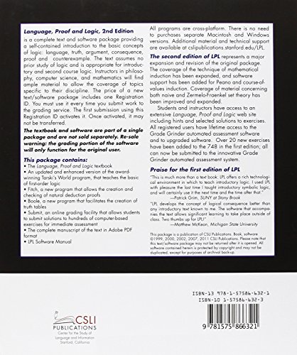 Language, Proof And Logic, 2Nd Edition #TOP1