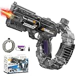 Electric Water Gun with LED Lights, Automatic Water Gun Pistols Long Range Water Pistols Large Capacity Rechargeable Automatic Watergun for Outdoor Backyard Pool Summer Swimming Pool Beach