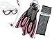 Cressi Frog Plus Fin Focus Silicone Mask Dry Snorkel Set - PK-SM