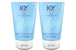 Jelly Classic Personal Lubricant 8 FL OZ - Water-Based Formula for Long-Lasting Comfort