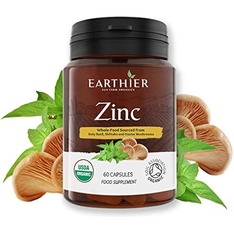 Organic Whole Food Zinc Supplement by Earthier Cover