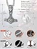 FaithHeart Thor's Hammer Pendant Necklace for Men Stainless Steel Mjolnir Charm Norse Mythology Jewellery Viking Gifts for Man Male #5