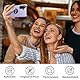 AOUIA für Samsung Galaxy A36 5G Hülle mit 2 Stück Schutzglas, 3-in-1 Set Schutzhülle, 360°Drehbarer Ring Kickstand, Anti-Fingerabdruck Militärstandard Stoßfest Handyhülle für Samsung A36, Veilchen
