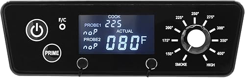 Kit de tablero de control de termostato digital, pieza de repuesto para parrillas verticales Pit Boss serie 5, con pantalla WLCD