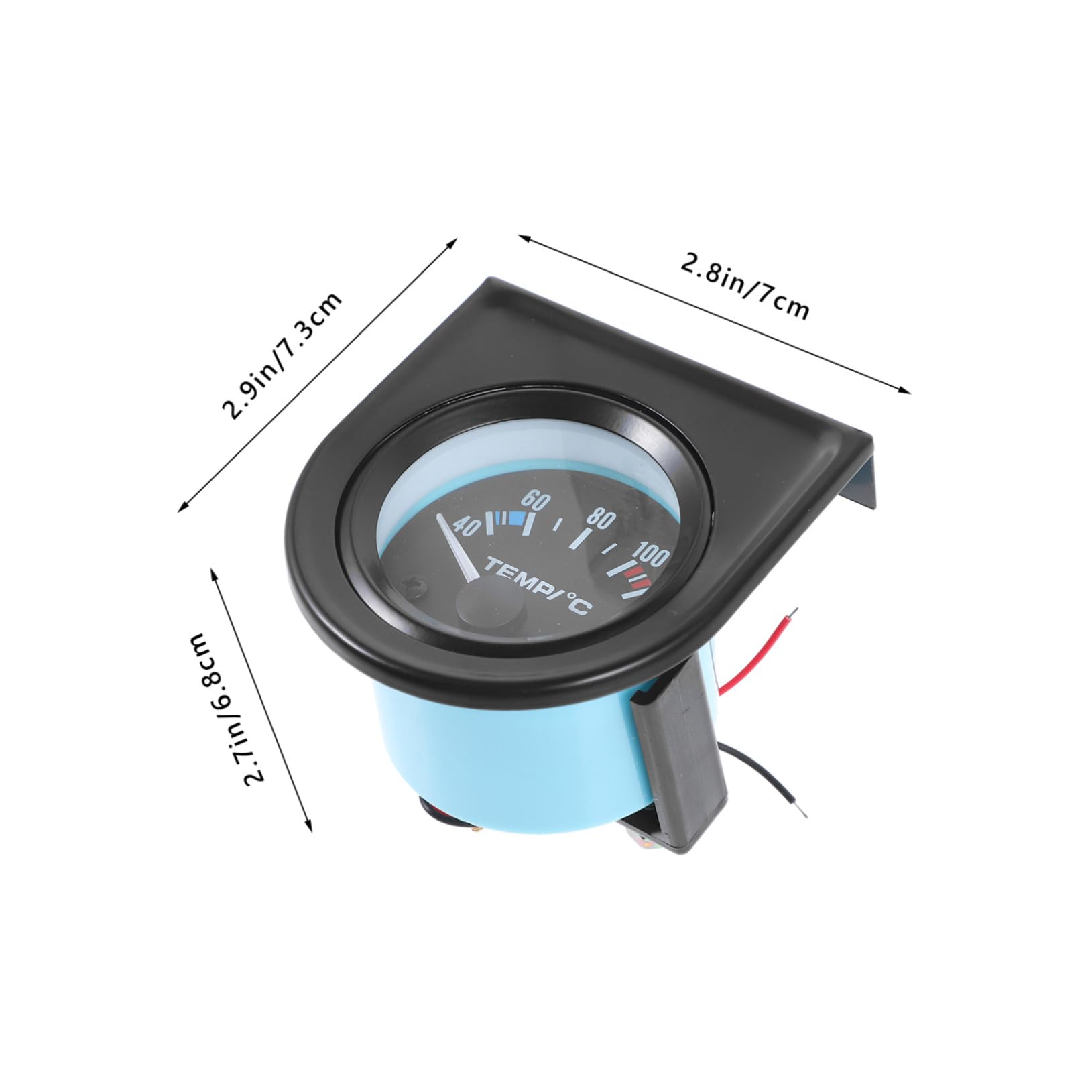 TOPPERFUN 4stücke Wassertemperaturanzeige Für Präzises Temperaturmessgerät Mit Langlebigem Gehäuse Einfache Installation Und Stilvolles Design Für Fahrzeugüberwachung