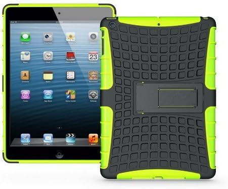 iPad Air 2 Dura Tough Case - Rugged Protection With Kickstand (Green)