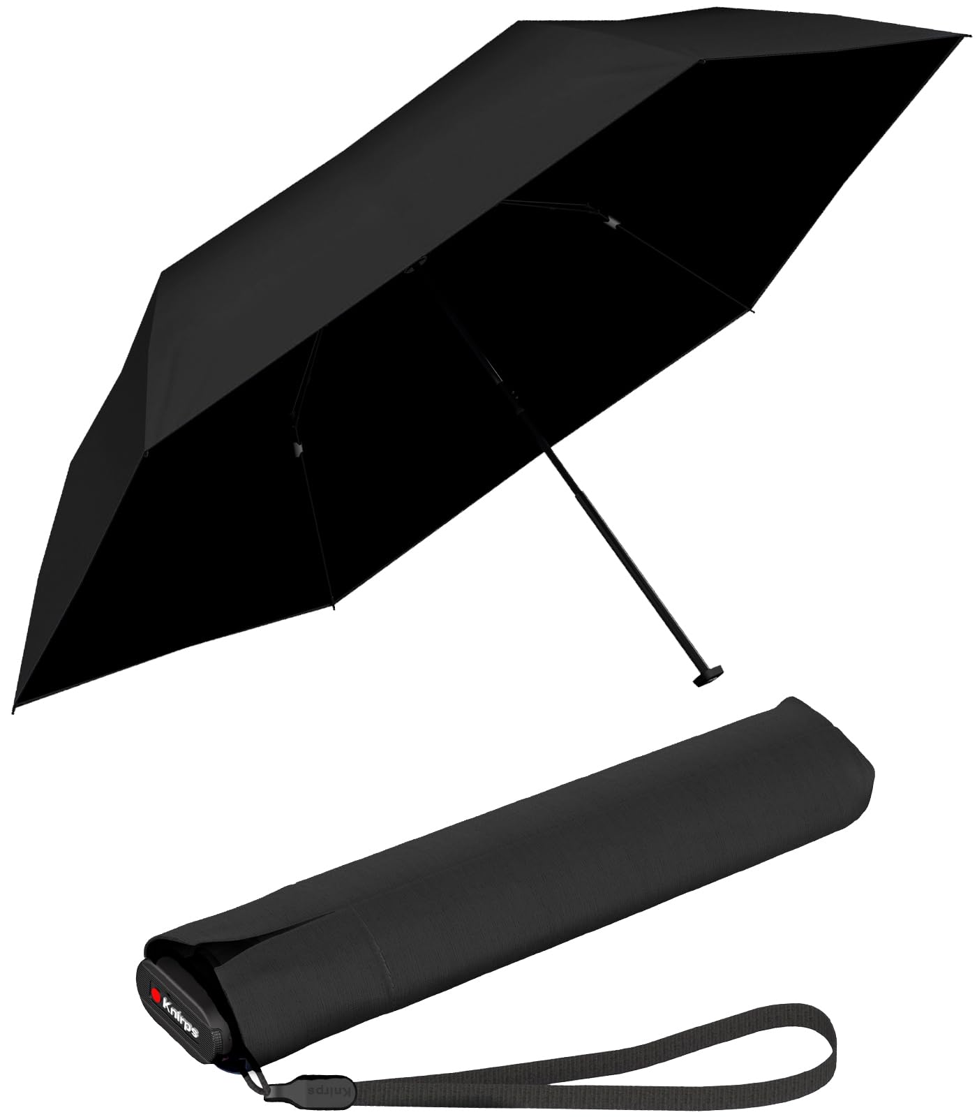 Knirps umbrella US.050 Ultra Light Slim Manual Heatshield Black/Black