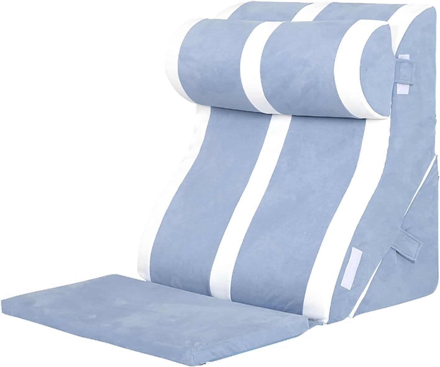 Coussin dos et oreiller de lecture de lit compensé avec housse amovible