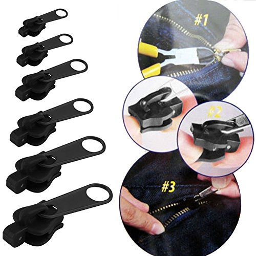 Honmofun Zipper Repair Tool Repair Zippers Fix a Zipper Fix Zipper Repair Parts Zipper Replacement Sewing Zipper Tool Zipper Pull Zipper Tool Pull Zipper Repair Slider Zipper Replacement Zipper Parts