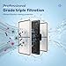 12-Pack EF-S Replacement Filter Cartridges for BF5 BettaFlo Aquarium, Professional Triple Filtration to Keep Water Crystal Clear & Fish Healthy, High-Density Activated Carbon Refills for Fish Tank
